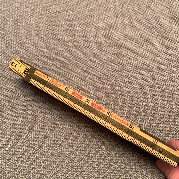 LUFKIN RED END EXTENSION Ruler X46F Made In USA Great Condition - Picture 9 of 12